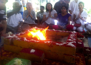 Mysore, India Fire Yagna