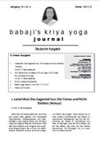 Babaji's Kriya Yoga Journal - Jahrgang 18 &ndash; Nr. 4 - Winter 2011