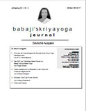 Babaji's Kriya Yoga Journal - Jahrgang 23 &ndash; Nr. 4 - Winter 2017