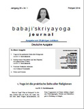 Babaji's Kriya Yoga Journal - Jahrgang 26 &ndash; Nr. 1 - Frühjahr 2019