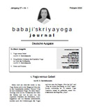 Babaji's Kriya Yoga Journal - Jahrgang 27 &ndash; Nr. 1 - Frühjahr 2020