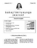 Babaji's Kriya Yoga Journal - Jahrgang 28 &ndash; Nr. 1 - Frühjahr 2021