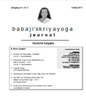 Babaji's Kriya Yoga Journal - Jahrgang 24 &ndash; Nr. 3 - Herbst 2017