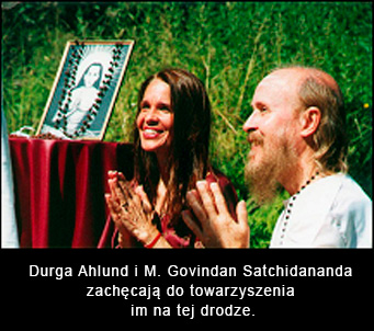 Durga Ahlund i M. Govindan Satchidananda zachęcają do towarzyszenia im na tej drodze.