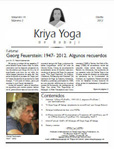 Kriya Yoga de Babaji - Volumen 19 N&uacute;mero 3 - Oto&ntilde;o 2012