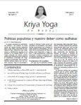 Kriya Yoga de Babaji - Volumen 24 N&uacute;mero 1 - Primavera 2017